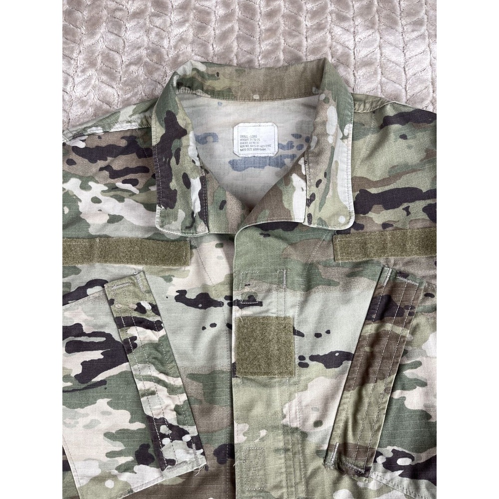 Army Combat Uniform OCP‎ Shirt BDU Coat Scorpion Camo Small-Long